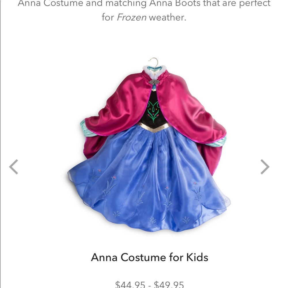 Anna costume in Frozen